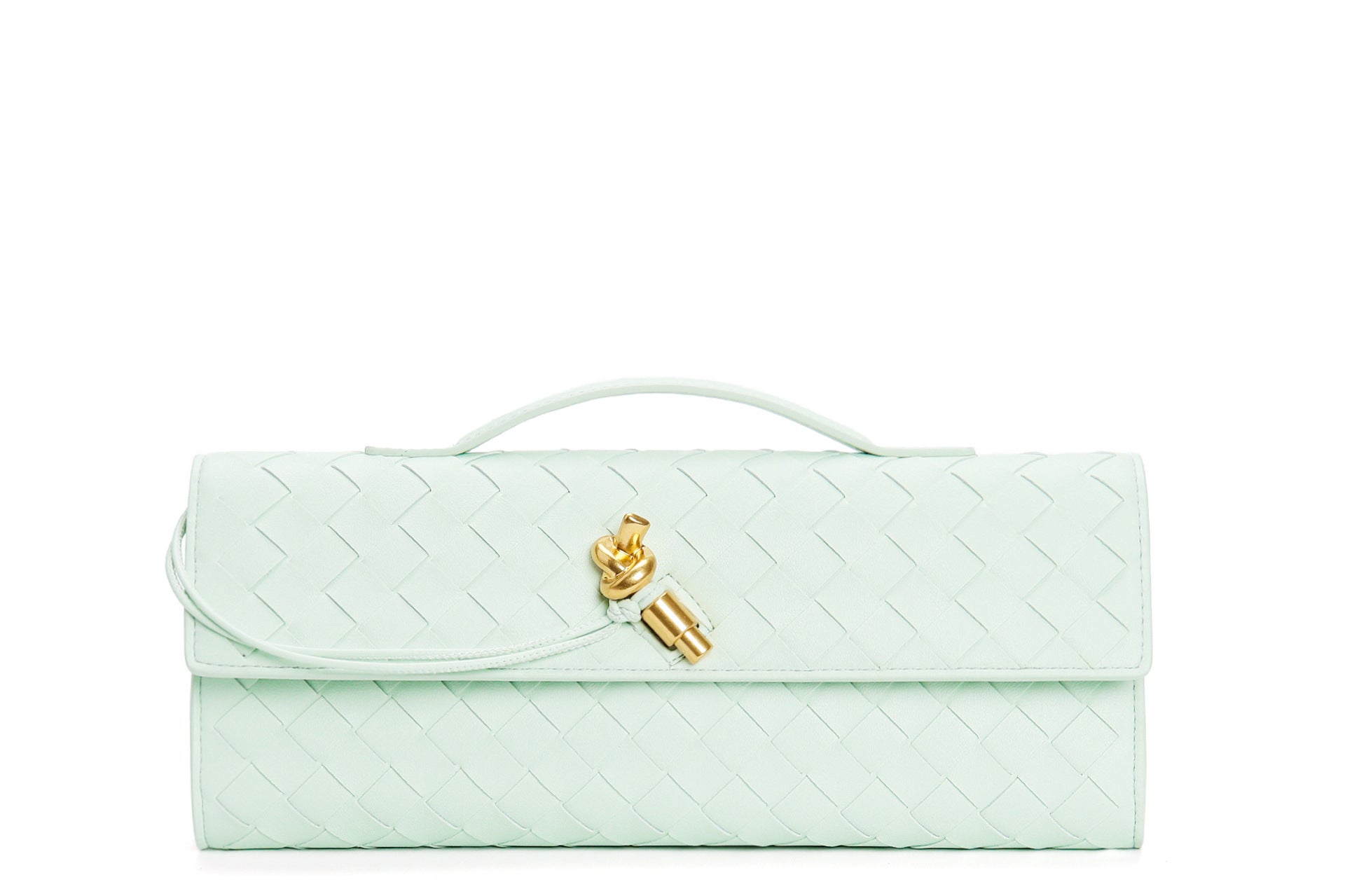 Diana bolso de mano tejido de cuero