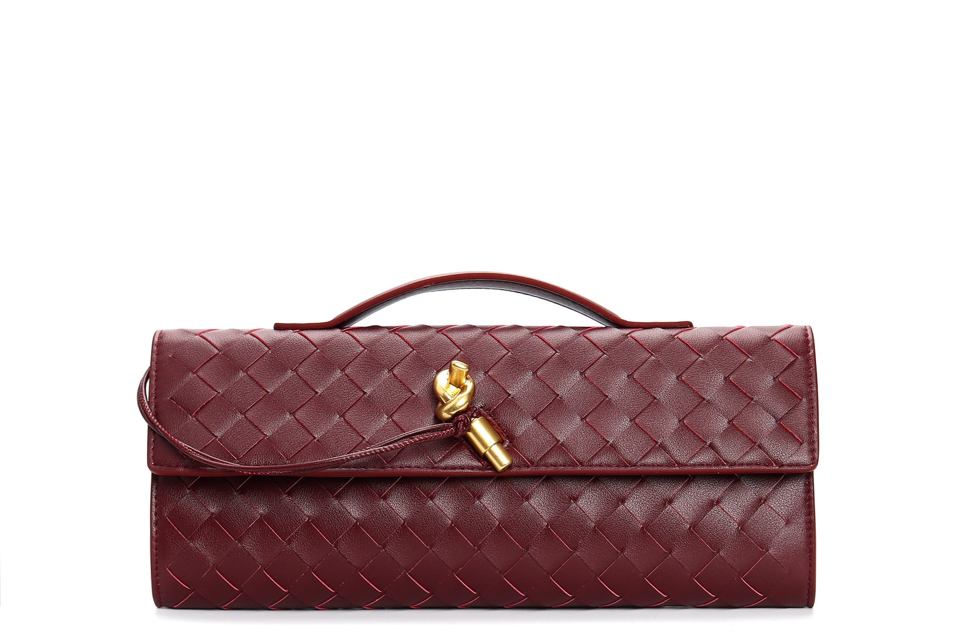 Diana bolso de mano tejido de cuero