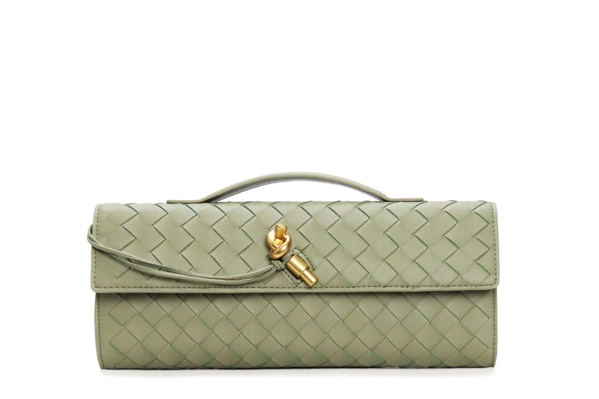 Diana bolso de mano tejido de cuero