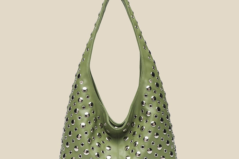 Bolso de hombro Samara con tachuelas