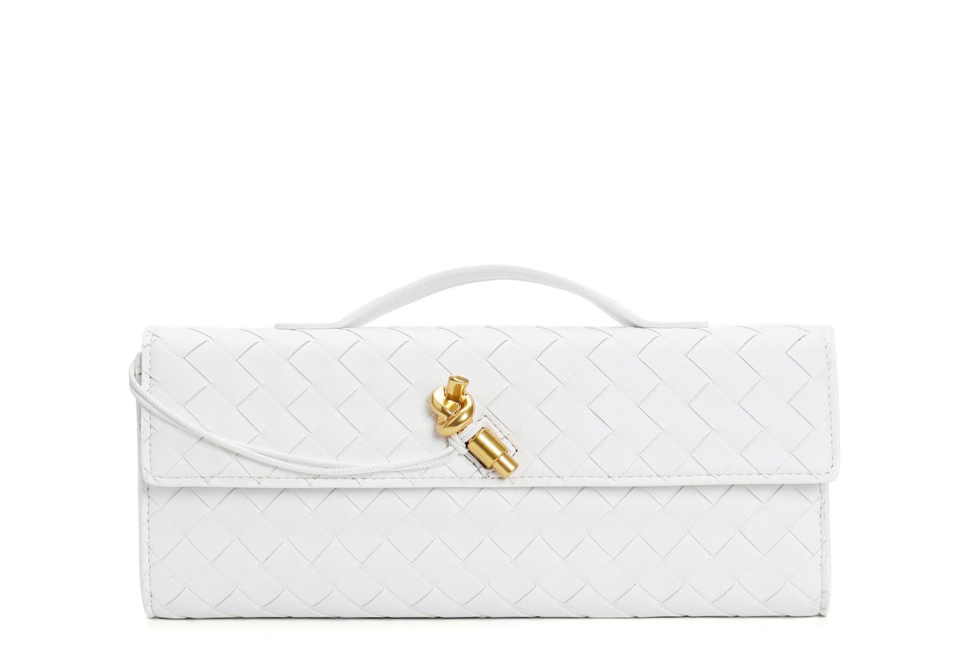 Diana bolso de mano tejido de cuero