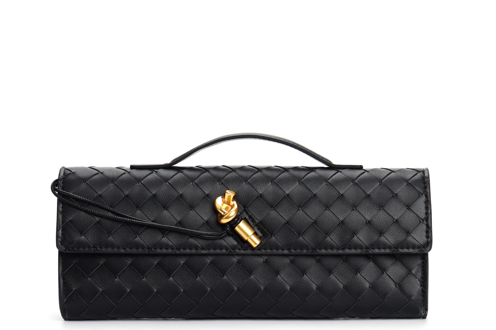 Diana bolso de mano tejido de cuero