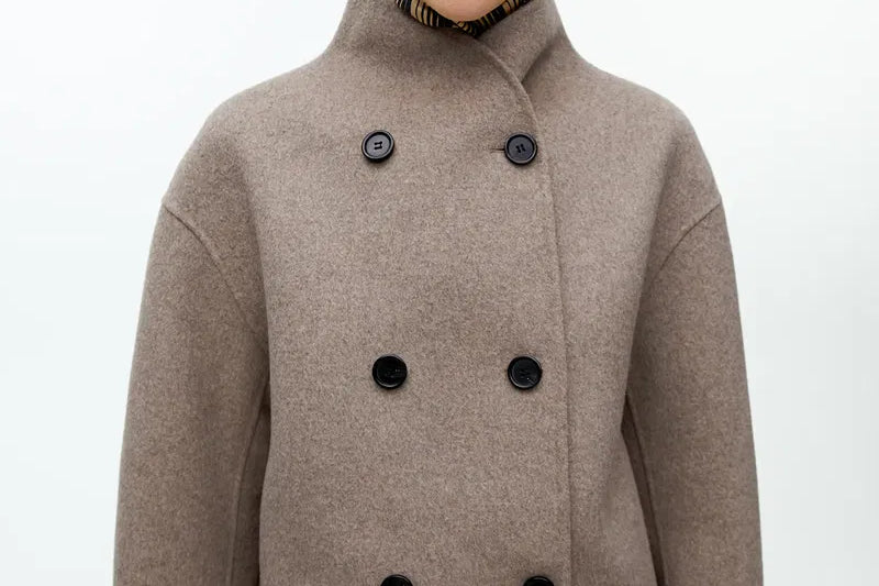 Abrigo cruzado doble Iris