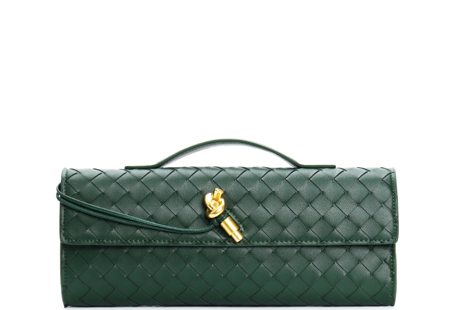 Diana bolso de mano tejido de cuero