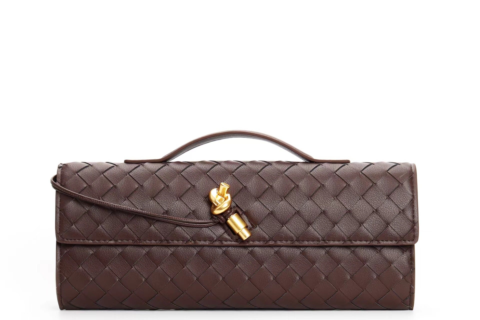 Diana bolso de mano tejido de cuero