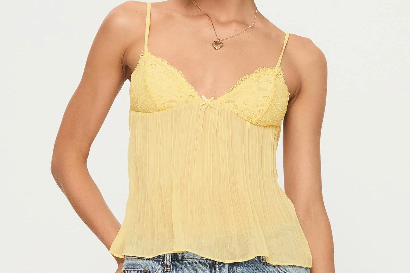Tatum pleated top