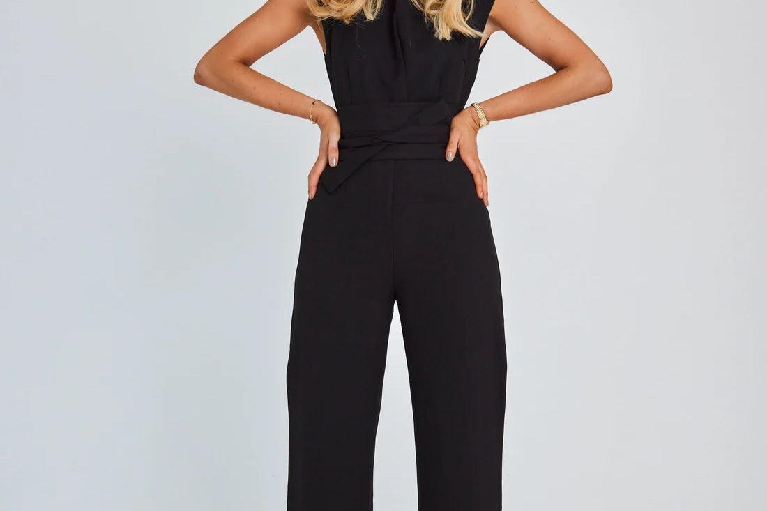 Nina mouwloze jumpsuit