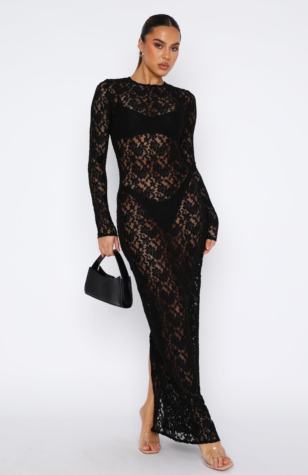 Jaclynn lace maxi dress – Lizz Loves