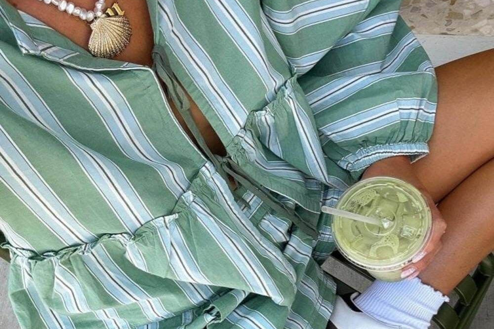 Ava striped co-ord set