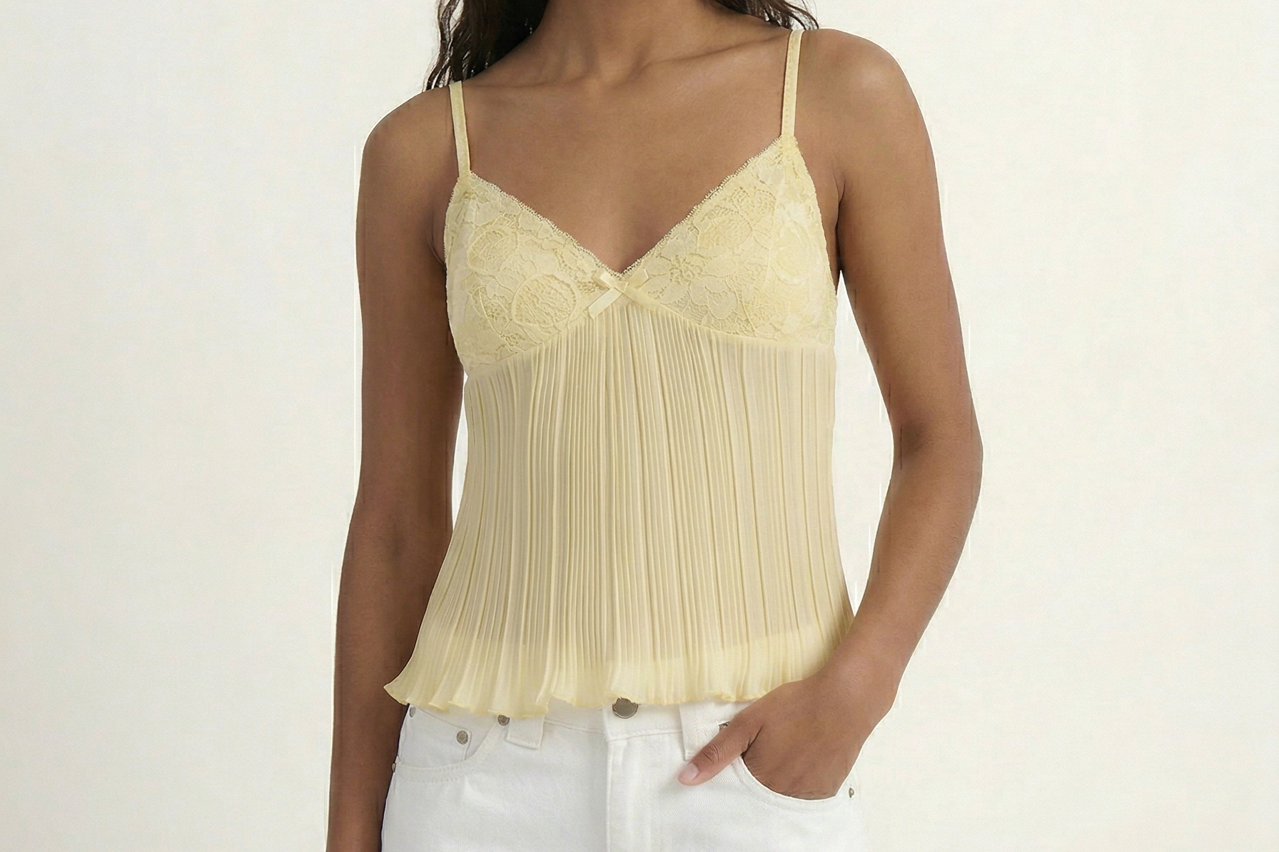 Tatum pleated top