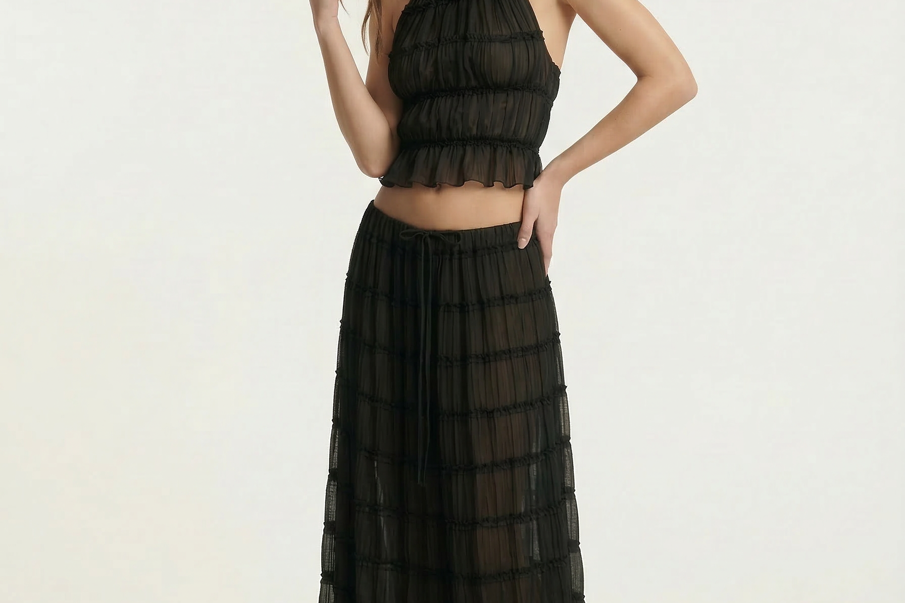 Georgina Ruffled Romantic Set