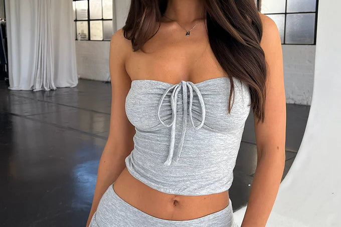 Violet cropped co-ord set